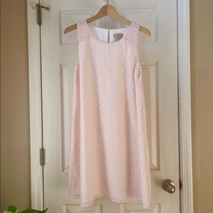 Ann Taylor LOFT Pink A-Line Sleeveless Dress - Lined - Like New - Size M